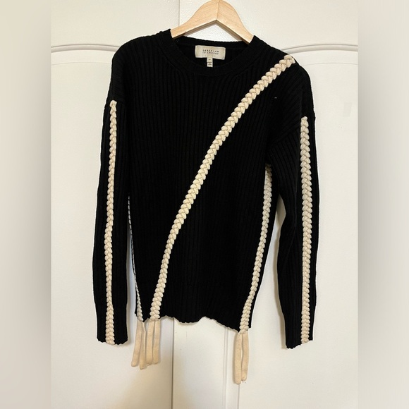 Derek Lam 10 Crosby asymmetric braid sweater - Picture 7 of 7